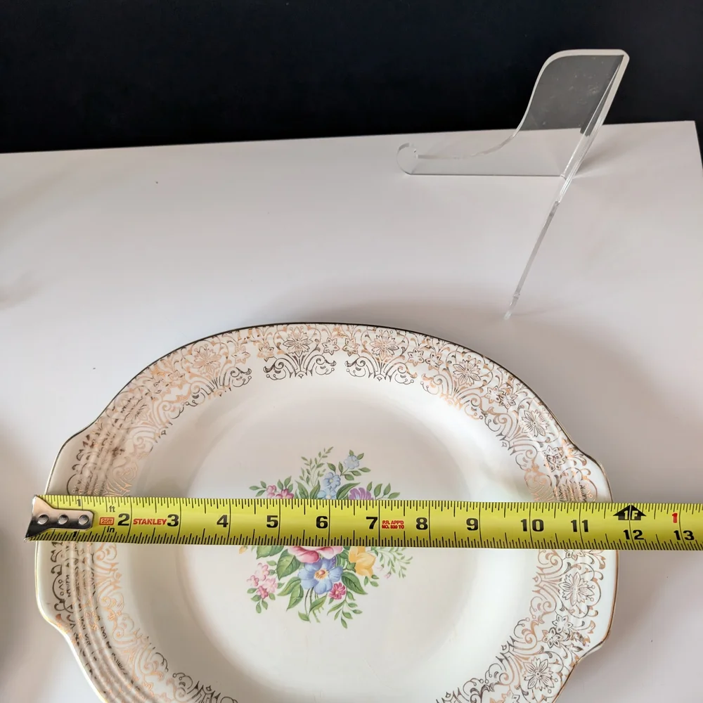 Limoges Triumph Rosalie Plates with Warranted 22K Gold Trim